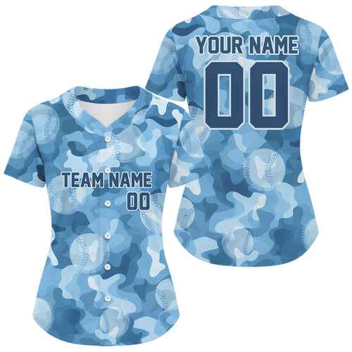 Custom Camouflage Baseball Jersey Personalized Baseball Jerseys