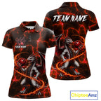 Thunder Lightning Dragon Bowling Shirt Custom Fire Flame Bowling Team Outfits