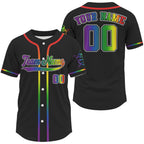 's LGPT Pride Baseball Jersey Custom Colorful Baseball Shirt For LGPTQ+ Fans
