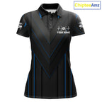 Beat Heart Pool Billiard Polo & 1/4-Zip Shirt Custom Light 8 Ball Billiard Team Apparel