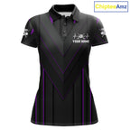 Beat Heart Pool Billiard Polo & 1/4-Zip Shirt Custom Light 8 Ball Billiard Team Apparel