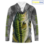 Custom Bass Fishing Tournament Shirt Vintage Fishing Jersey Custom Name Bass Fishing Long Sleeve Apparel