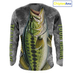 Custom Bass Fishing Tournament Shirt Vintage Fishing Jersey Custom Name Bass Fishing Long Sleeve Apparel