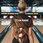 Funny Cowboy Bowling Jersey Gun Gunslinger Bowling Pin Shirt Personalized Bowling Team Apparel