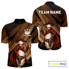Funny Cowboy Bowling Jersey Gun Gunslinger Bowling Pin Shirt Personalized Bowling Team Apparel