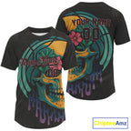 Custom Colorful Skull Flower Baseball Halloween Shirt Outfits Baseball Jerseys