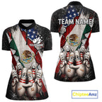 Funny Sad Pins Patriotic Bowling Jersey Custom Mexican - US Flag Bowling Team Shirts