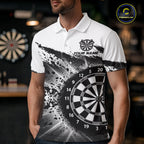 Custom Panther Darts Shirt Personalized Splatter Black Dartboard Jersey Panther Darts Team Gift
