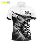 Custom Panther Darts Shirt Personalized Splatter Black Dartboard Jersey Panther Darts Team Gift