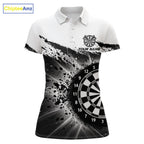 Custom Panther Darts Shirt Personalized Splatter Black Dartboard Jersey Panther Darts Team Gift