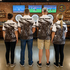 Custom Panther Darts Shirt Personalized Splatter Black Dartboard Jersey Panther Darts Team Gift