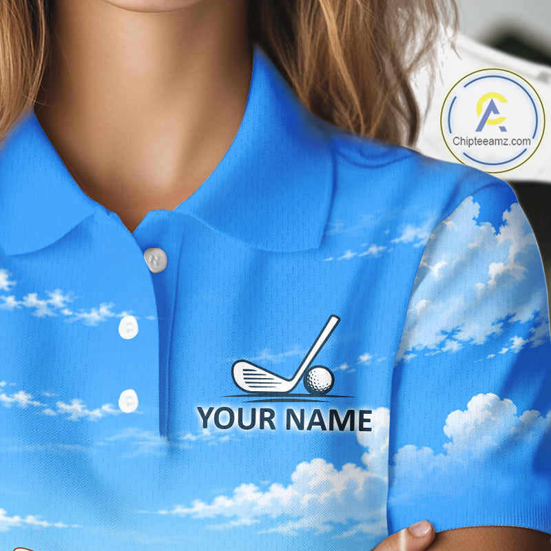 Chihuahua Golf Team Shirt Custom Funny Golf Polos Matching Couples Golf Shirts