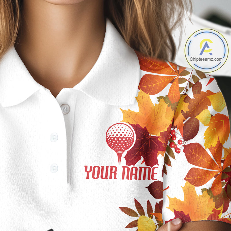 Funny Turkey Golf Polo Shirts Custom Thanksgiving Golf Outfits, Unique Golf Gifts