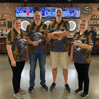 American Flag Eagle Darts Polo & 1/4-Zip Shirt Custom Patriotic Outfit Dart Team Jersey