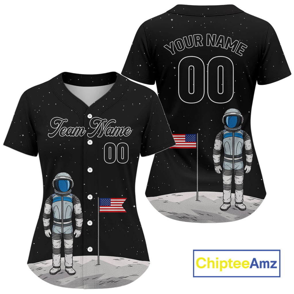 Custom Astronaut Baseball Shirt Astronaut Authentic Baseball Jersey