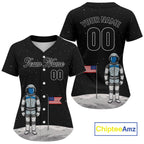 Custom Astronaut Baseball Shirt Astronaut Authentic Baseball Jersey