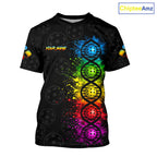 Colorful Splatter Pickleball Shirt Is In My Dna Custom Pickleball Tournament Team Uniform