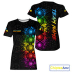Colorful Splatter Pickleball Shirt Is In My Dna Custom Pickleball Tournament Team Uniform