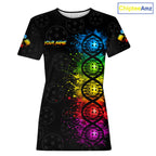 Colorful Splatter Pickleball Shirt Is In My Dna Custom Pickleball Tournament Team Uniform