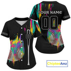 Custom 's Baseball Jersey Colorful Grunge Baseball Shirt, Baseball Jerseys