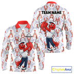 Custom Lobster Golf Polo Shirt Personalized Lobster Golfer Funny Golf Team Jersey