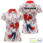 Custom Lobster Golf Polo Shirt Personalized Lobster Golfer Funny Golf Team Jersey
