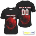 's Baseball Jersey Personalized Baseball Glitch Streak, Baseball Shirt For Newborn