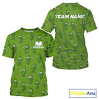 Custom Pickles Funny Pickleball T-Shirt Outfit Green Funny Pickleball Jersey