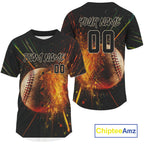 Custom Baseball Jersey Personalized Breaking Glass Baseball, Baseball Jerseys
