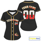 Custom Canada Flag Patriotic Baseball Jersey Baseball Patriotic Shirt