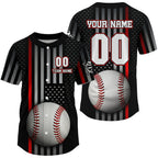 Custom 's Baseball Jersey Personalized Patriotic Baseball, Baseball Shirt For Newborn