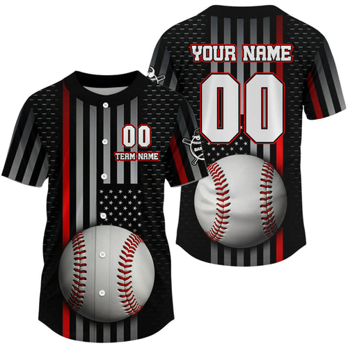 Custom 's Baseball Jersey Personalized Patriotic Baseball, Baseball Shirt For Newborn