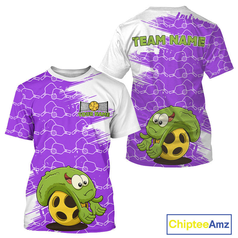 Pickle Plays Pickleball Custom Pickleball T-Shirt, Pickleball Gift
