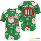 Custom Merry Christmas Baseball Jersey Baseball Jersey, Winter Xmas Gifts