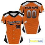 Personalized Black And Orange Baseball Ball Shirt Baseball Jerseys Gifts