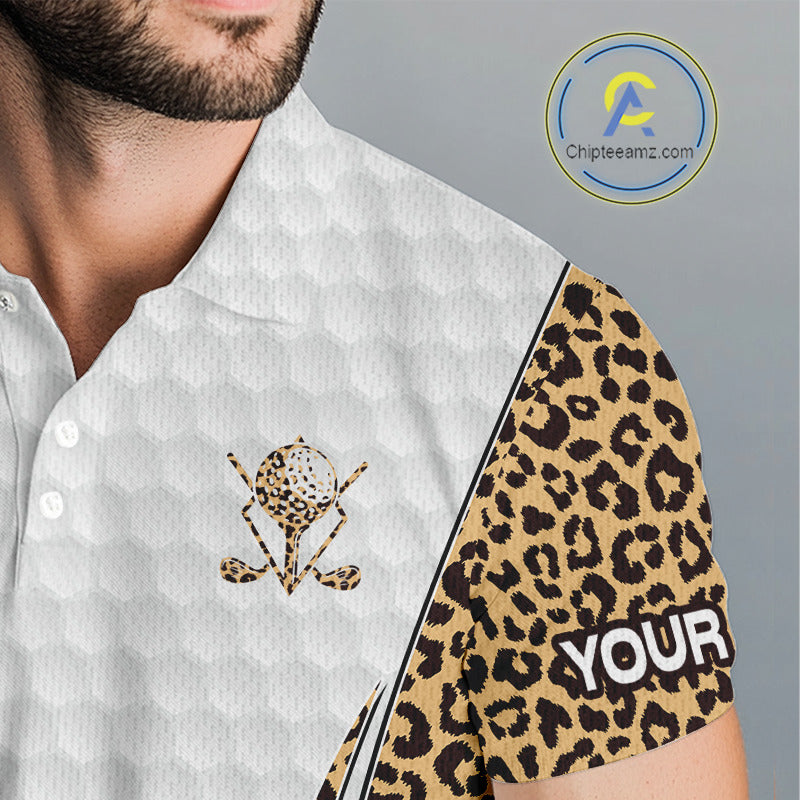 Camouflage Pattern Golf Ball Golf Polo Shirts Custom Golf Team Clothing Golf Gifts
