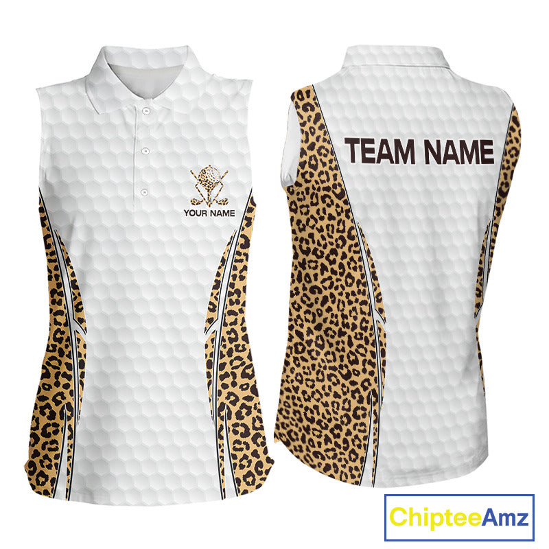 Camouflage Pattern Golf Ball Golf Sleeveless Polo Shirts Custom Golf Team Clothing Golf Gifts