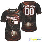 Custom Lightning Black-Red Scorpion Baseball Ball Shirt Outfits Baseball Jerseys