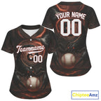 Custom Lightning Black-Red Scorpion Baseball Ball Shirt Outfits Baseball Jerseys