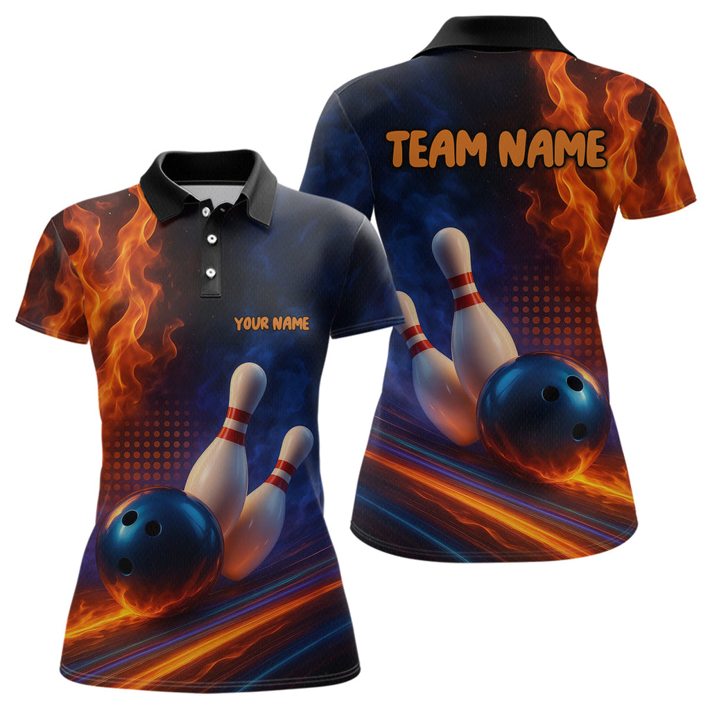 Custom Bowling Polo Shirts 3D Bowling Jersey Polo & Quarter-Zip Gift