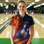 Custom Bowling Polo Shirts 3D Bowling Jersey Polo & Quarter-Zip Gift