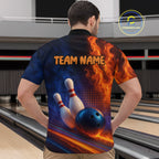 Custom Bowling Polo Shirts 3D Bowling Jersey Polo & Quarter-Zip Gift