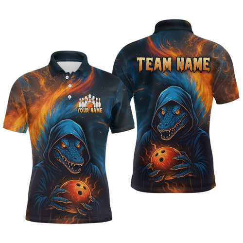 Custom Alligator Bowling Team Shirt Unisex Bowling Jersey Polo & 1/4-Zip