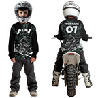 Custom ATV Motocross Jersey Green Quad Bike Shirt Racing Off-Road