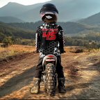 Custom ATV Racing Jersey Red-Black ATV Motocross Shirt ATV Jersey