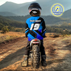 Blue Motocross Shirts +Custom Dirt Bike Jersey Off-Road Shirt