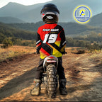 Red Motocross Shirts +Custom Dirt Bike Jersey Off-Road Shirt