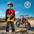 Red Motocross Shirts +Custom Dirt Bike Jersey Off-Road Shirt