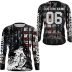 US Flag Motocross Racing Extreme Jersey + Motorcycle Shirt