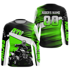 Custom Green ATV Motocross Jersey for Adult Quad Dirt Bike Racing Shirt